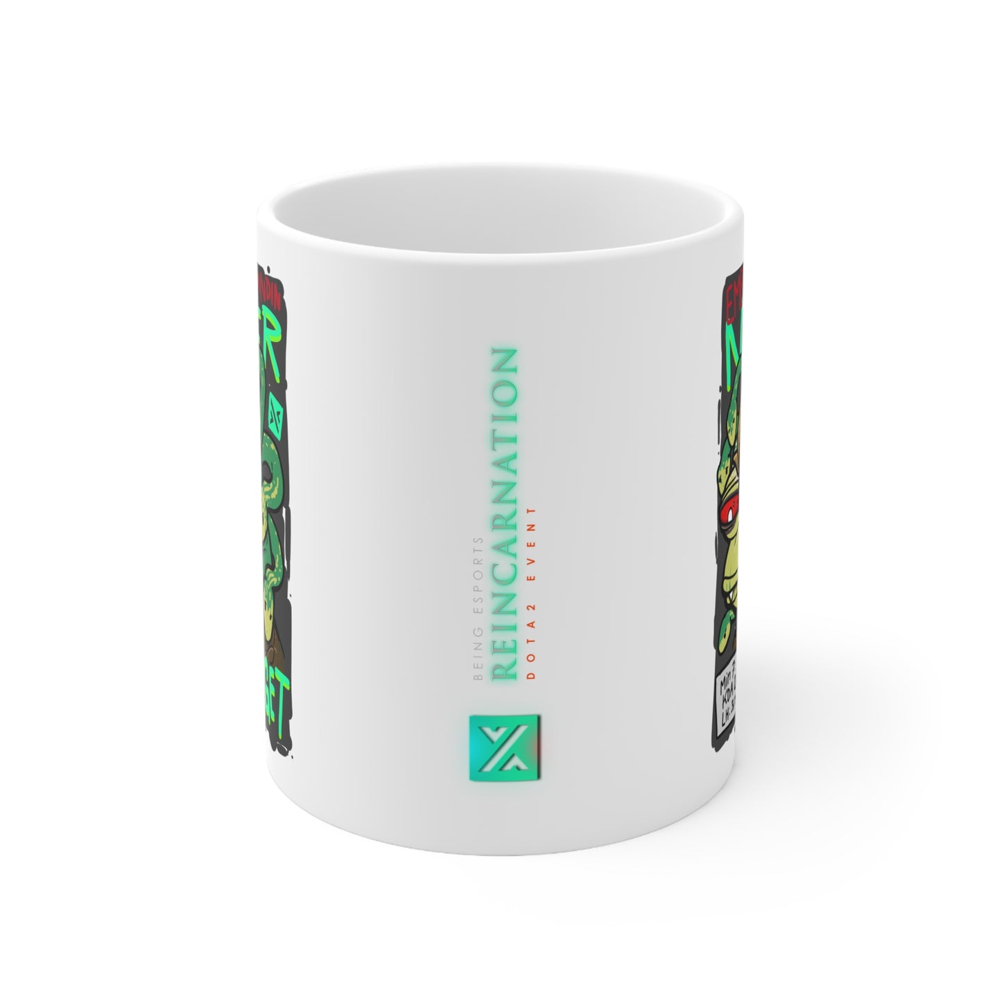 Reincarnation "NEVER FORGET Dusa" Ceramic Coffee Cups, 11oz, 15oz